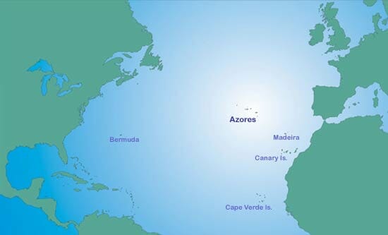 Orientační mapa - Atlantik.