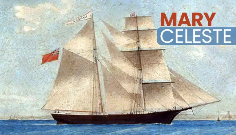 Mary Celeste - boční pohled na loď.